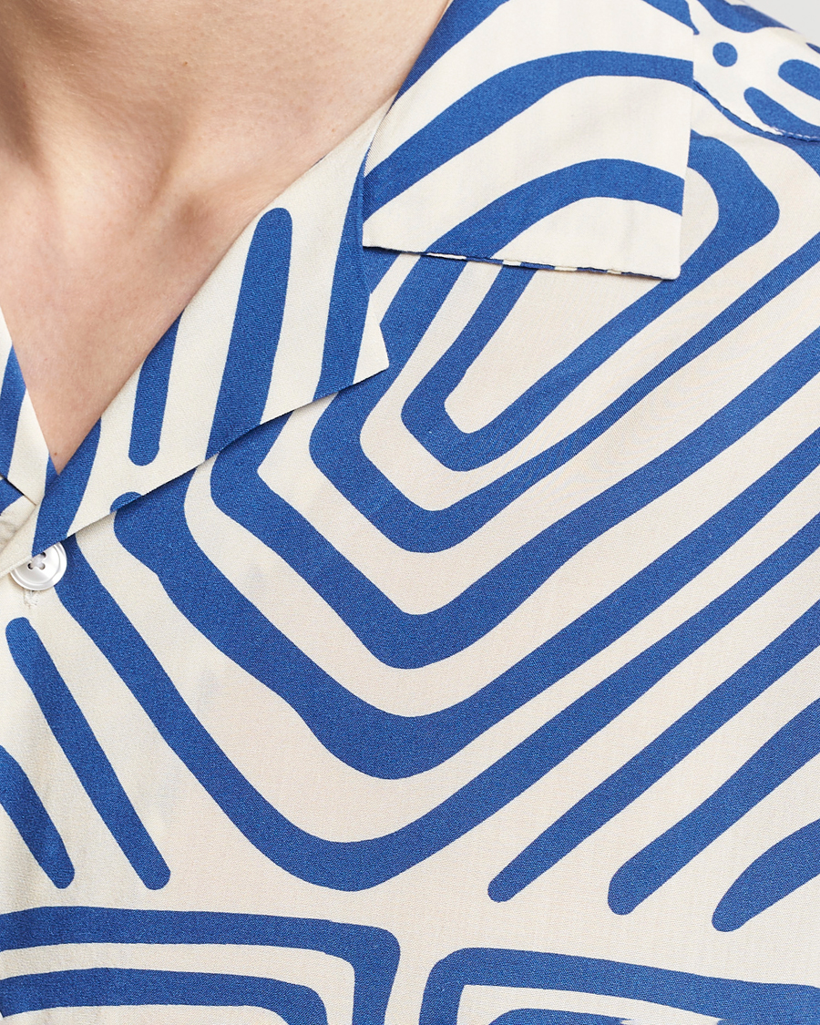 Mies | Kauluspaidat | OAS | Viscose Resort Short Sleeve Shirt Eldovado