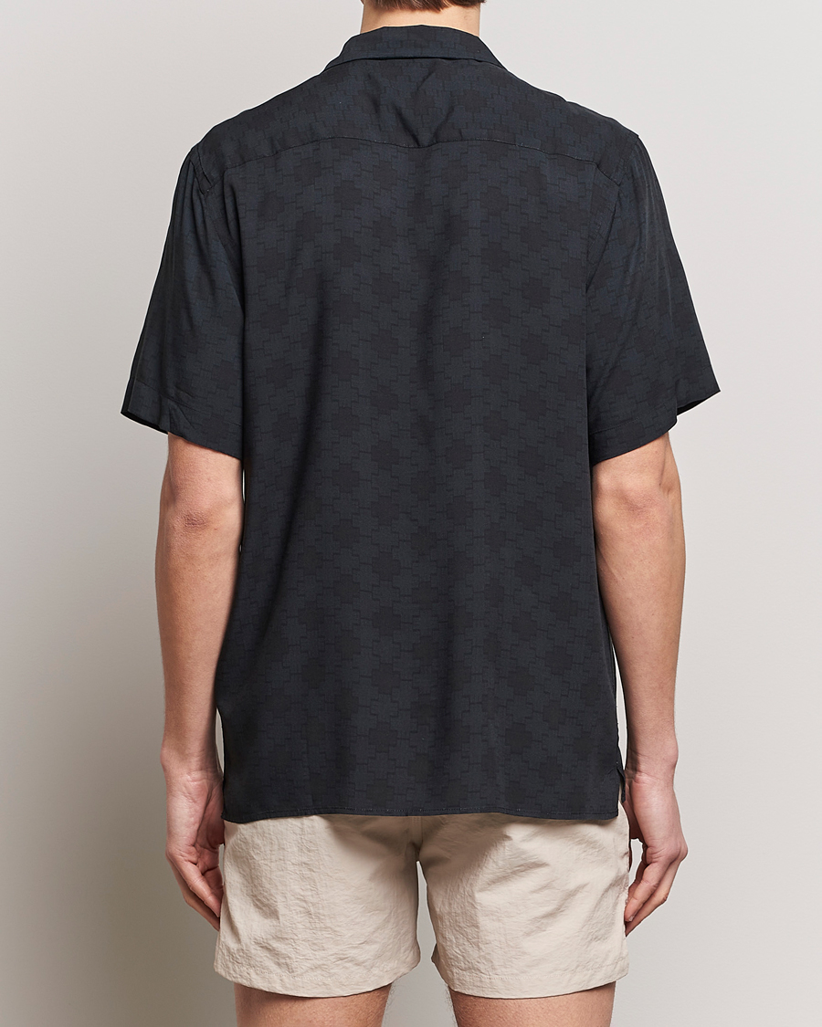 Mies | Kauluspaidat | OAS | Viscose Resort Short Sleeve Shirt San Sebastian