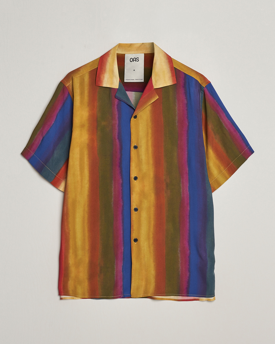 Mies | Kauluspaidat | OAS | Viscose Resort Short Sleeve Shirt Terrane