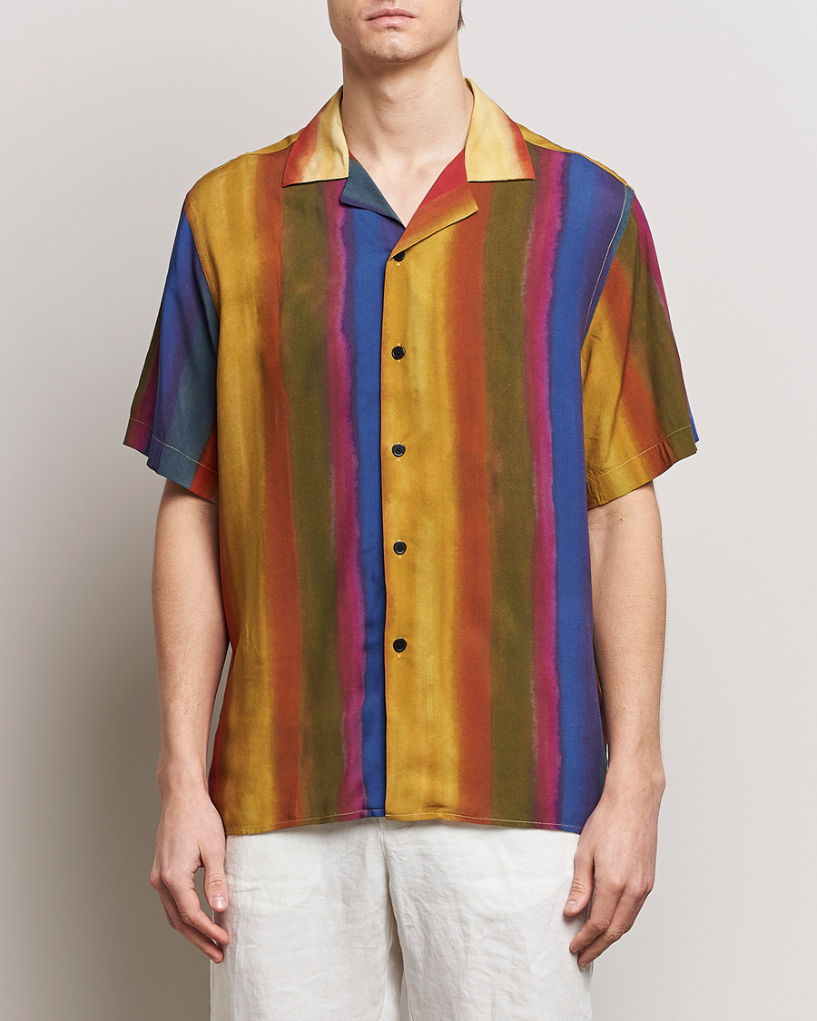Mies | Lyhythihaiset kauluspaidat | OAS | Viscose Resort Short Sleeve Shirt Terrane