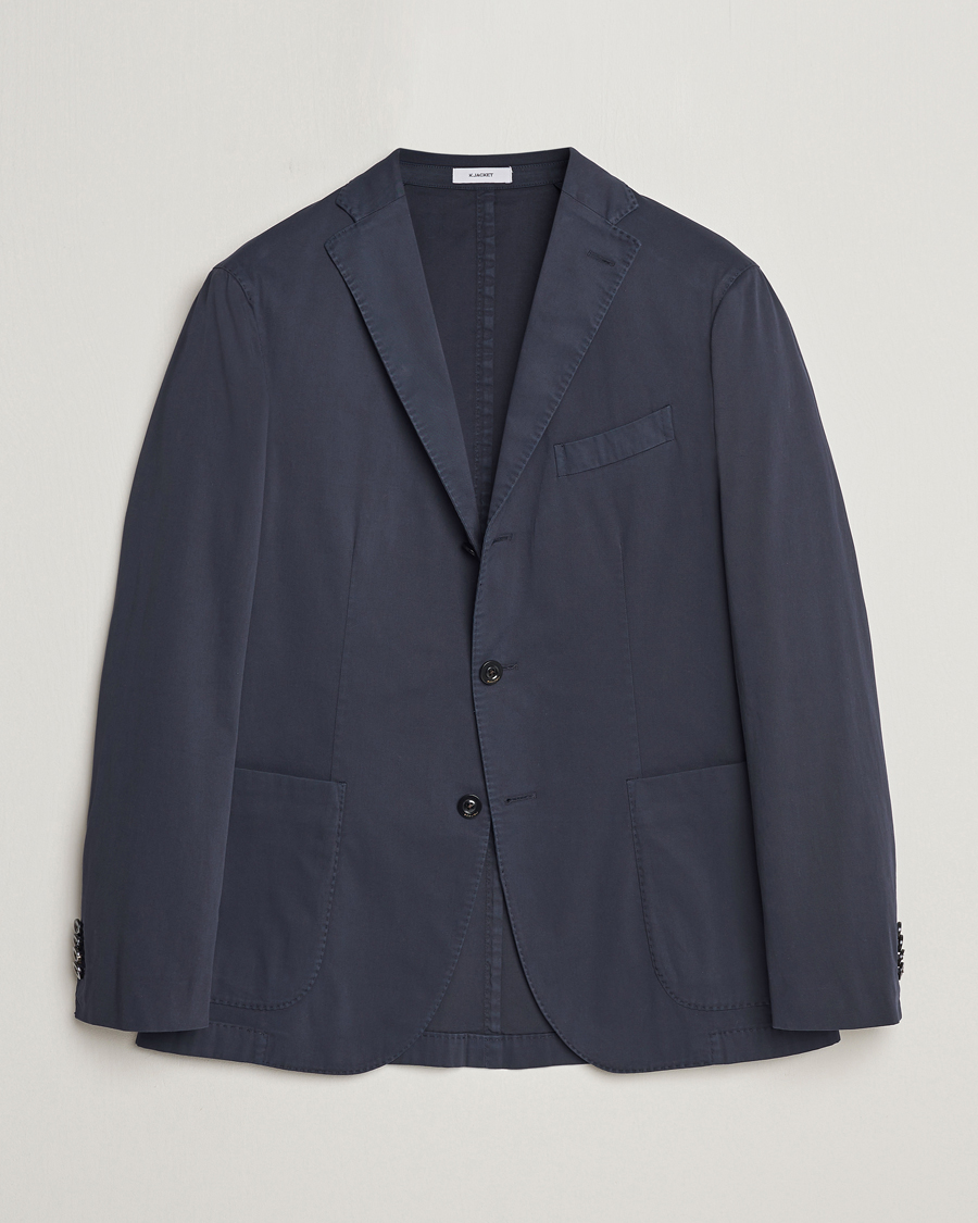 Mies | Pikkutakit | Boglioli | K Jacket Cotton Stretch Blazer Navy