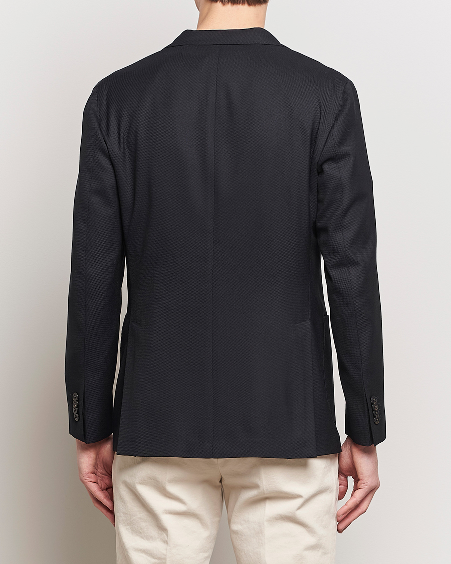 Mies | Pikkutakit | Boglioli | K Jacket Wool Hopsack Blazer Black