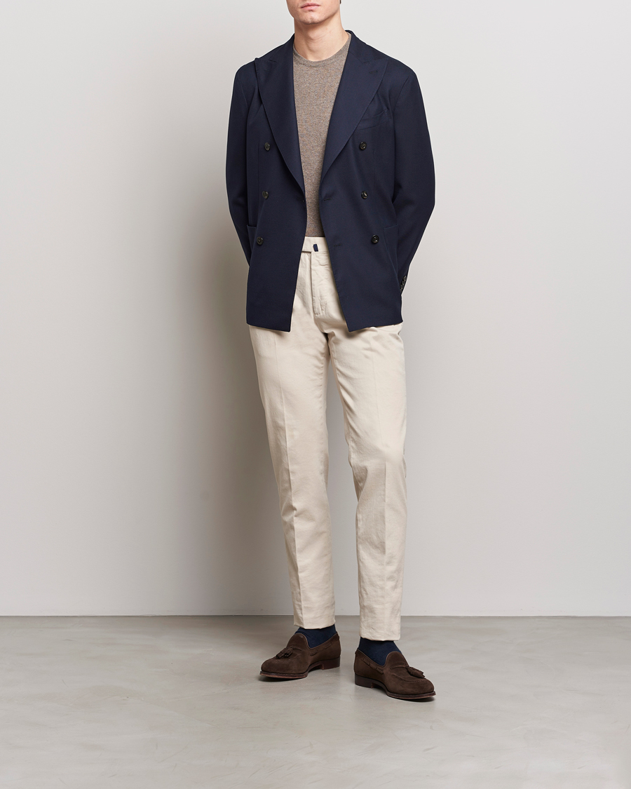 Mies | Pikkutakit | Boglioli | K Jacket Double Breasted Wool Blazer Navy