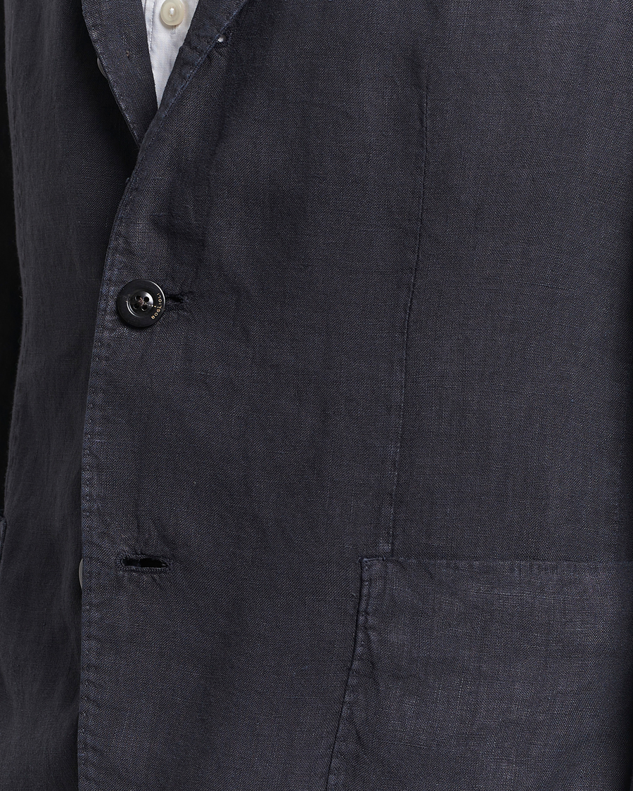 Mies | Pikkutakit | Boglioli | K Jacket Linen Blazer Navy