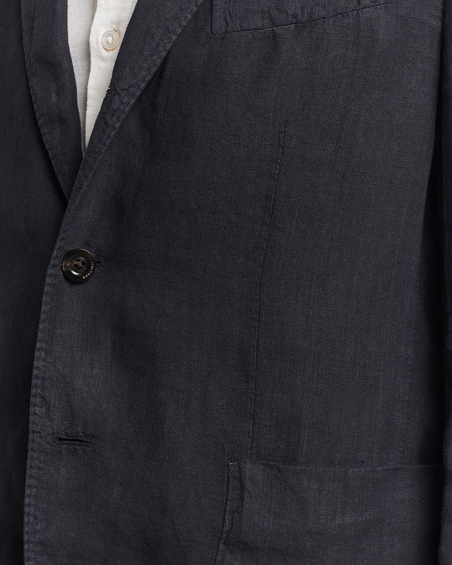 Mies | Puvut | Boglioli | K Jacket Linen Suit Navy