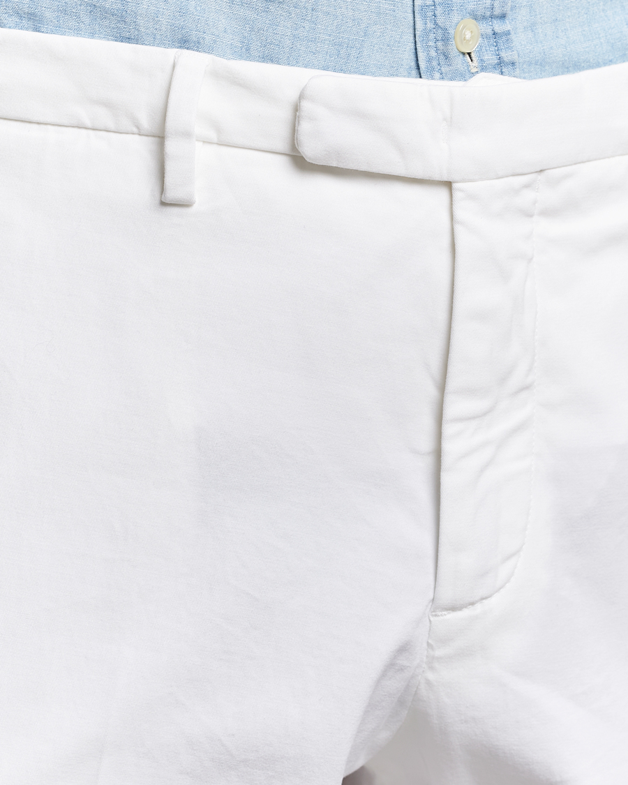 Mies | Housut | Boglioli | Cotton Stretch Chinos White