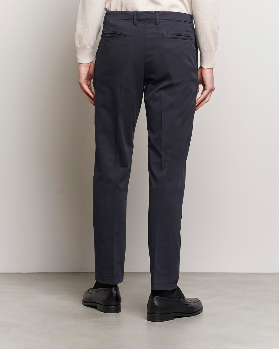 Mies | Housut | Boglioli | Cotton Stretch Chinos Navy