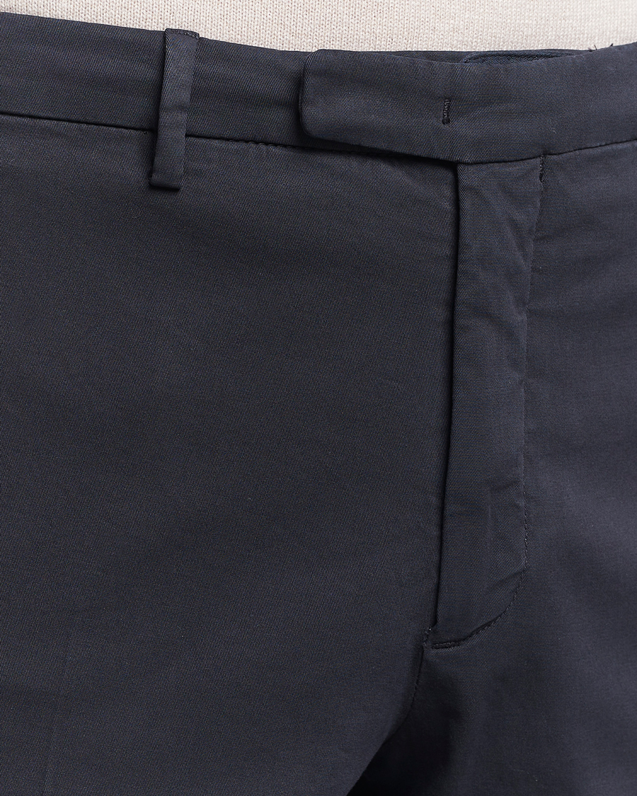 Mies | Housut | Boglioli | Cotton Stretch Chinos Navy