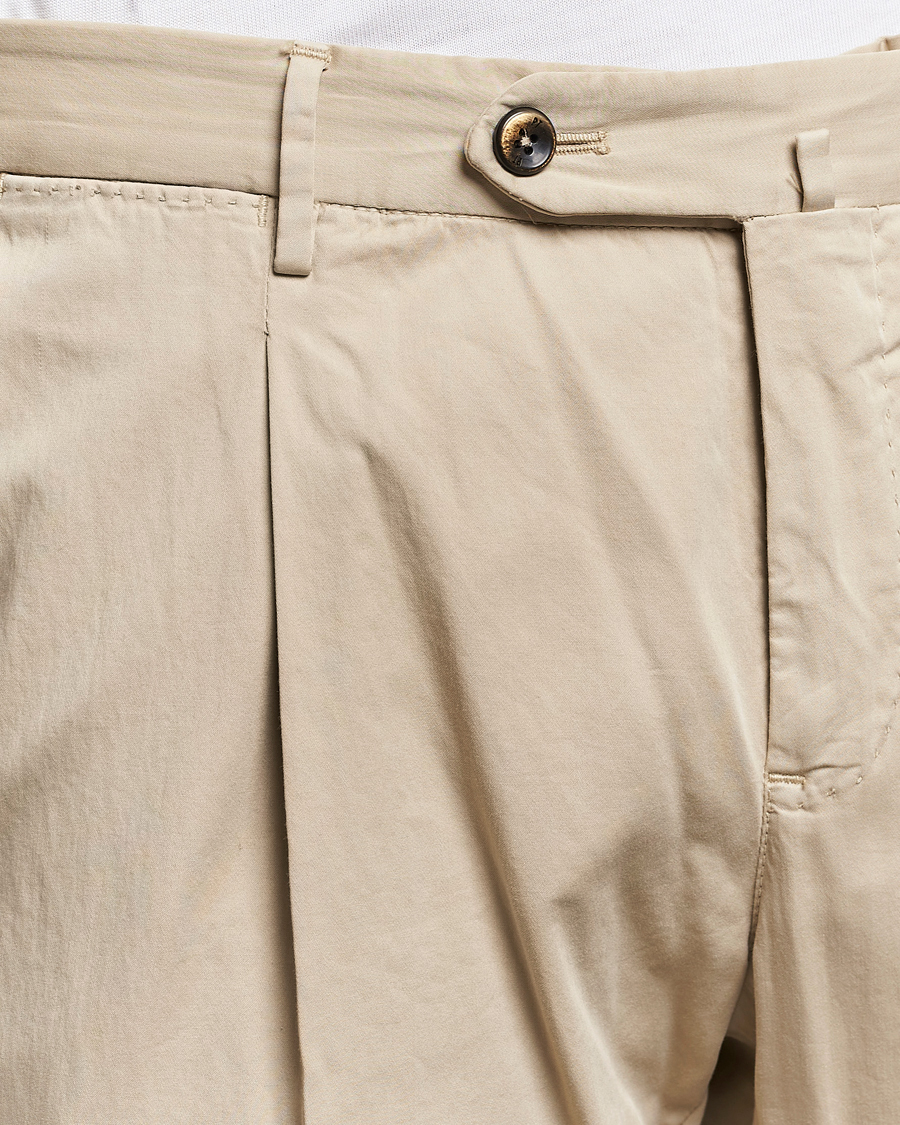 Mies | Housut | PT01 | Slim Fit Garment Dyed Stretch Chinos Beige