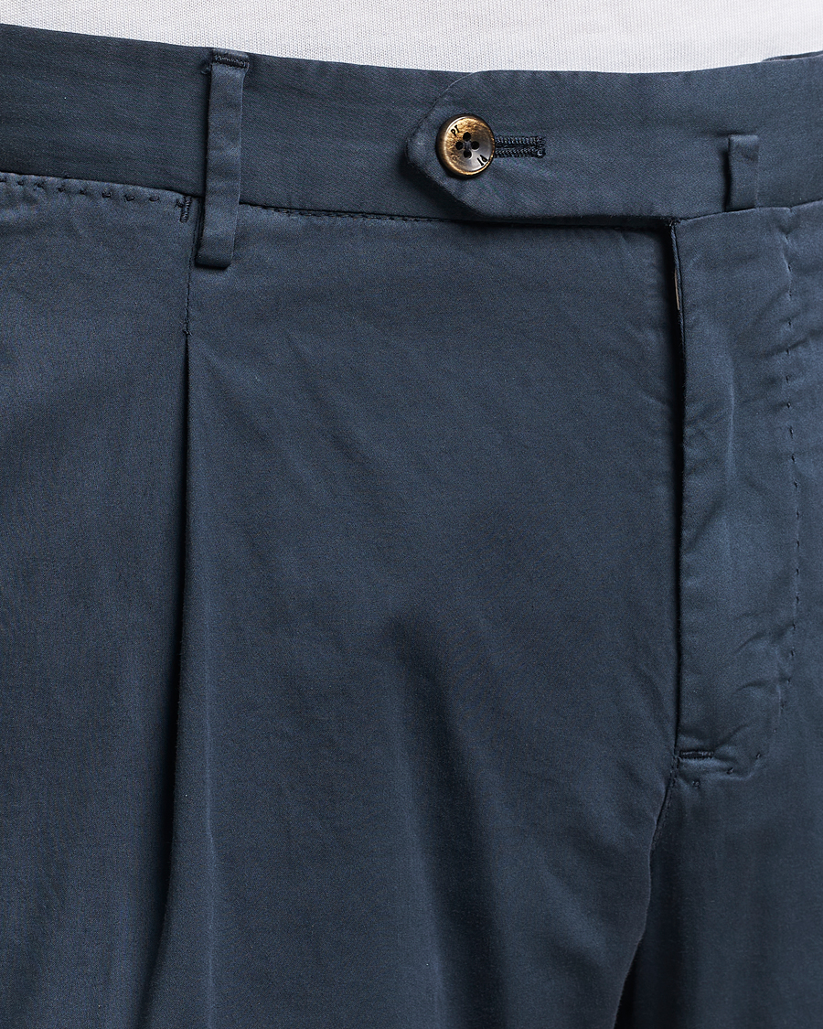 Mies | Housut | PT01 | Slim Fit Garment Dyed Stretch Chinos Navy