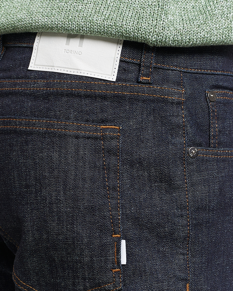 Mies | Farkut | PT01 | Slim Fit Stretch Jeans Dark Indigo