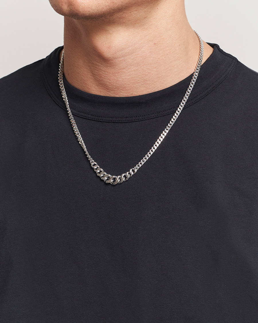 Mies | Tom Wood Dean Chain Necklace Silver | Tom Wood | Dean Chain Necklace Silver