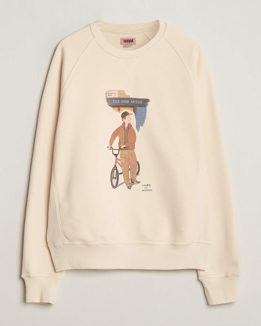 Mies | Puserot | Baracuta | Slowboy Colourmen Cotton Crew Neck Butter