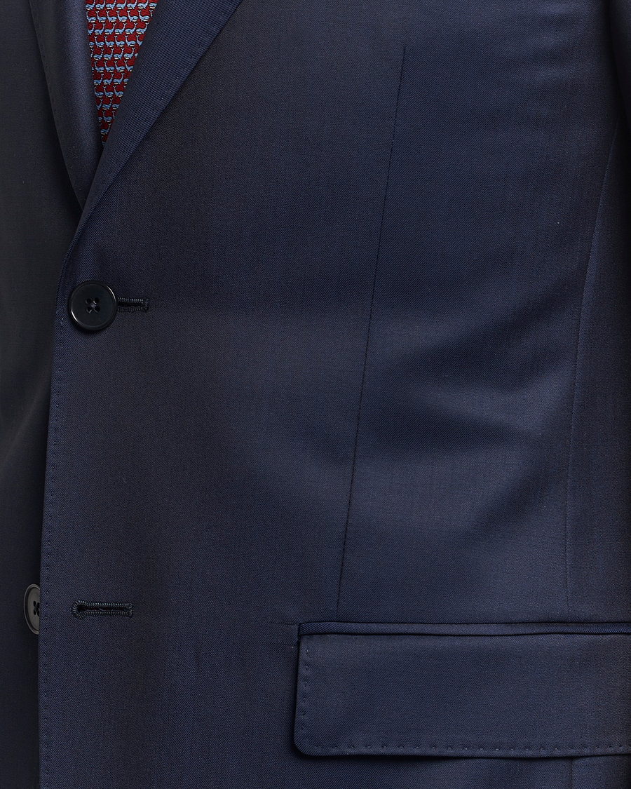Mies | Puvut | Zegna | Tailored Wool Suit Navy