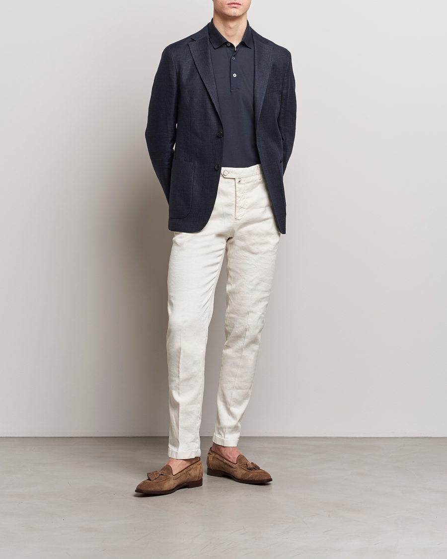 Mies | Pikkutakit | Zegna | Unconstructed Linen Blend Blazer Navy
