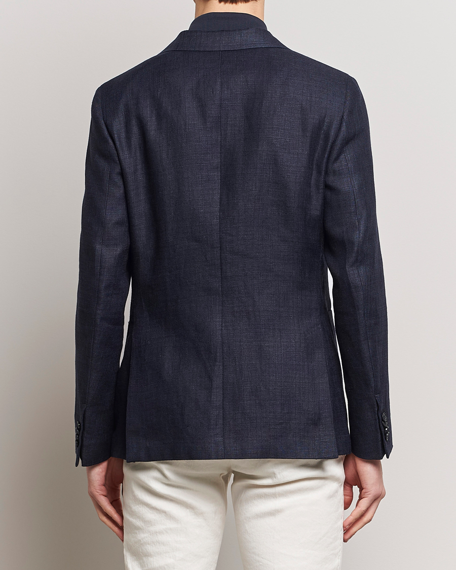 Mies | Pikkutakit | Zegna | Unconstructed Linen Blend Blazer Navy
