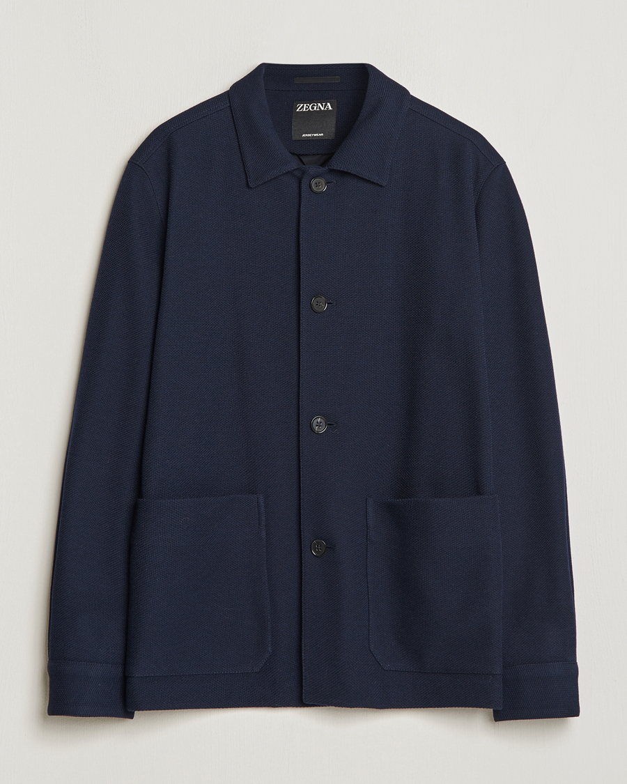Mies | Pikkutakit | Zegna | Wool Chore Jacket Navy