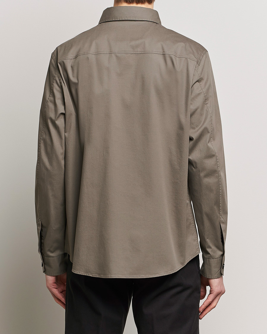Mies | Kauluspaidat | Zegna | Premium Cotton Overshirt Olive