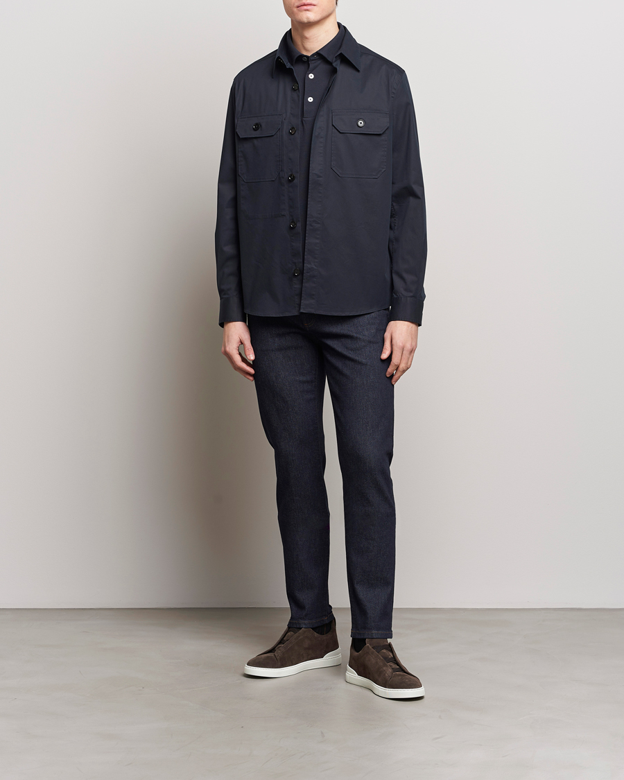 Mies | Farkut | Zegna | Slim Fit 5-Pocket Jeans Dark Indigo
