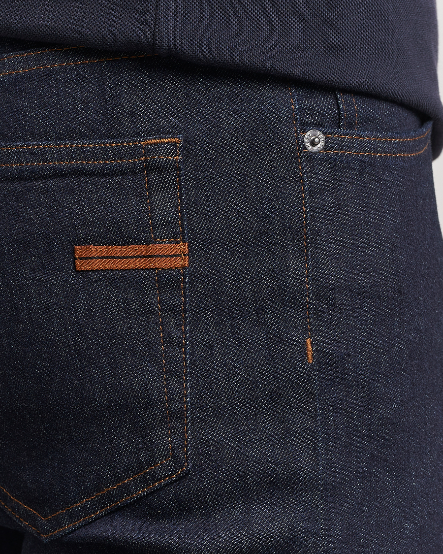Mies | Farkut | Zegna | Slim Fit 5-Pocket Jeans Dark Indigo