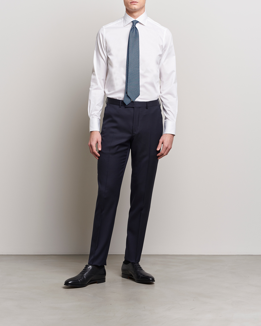 Mies | Kauluspaidat | Zegna | Slim Fit Dress Shirt White