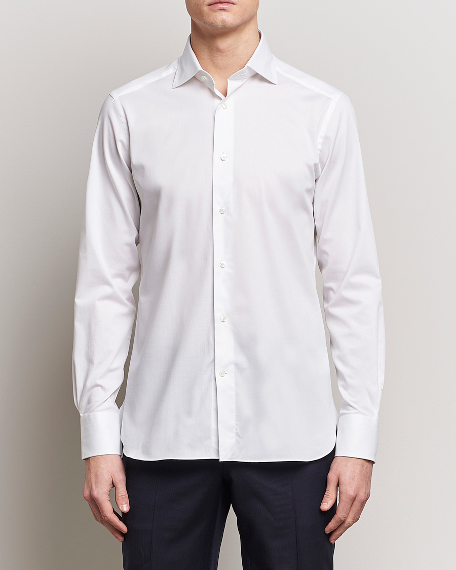 Mies | Kauluspaidat | Zegna | Slim Fit Dress Shirt White