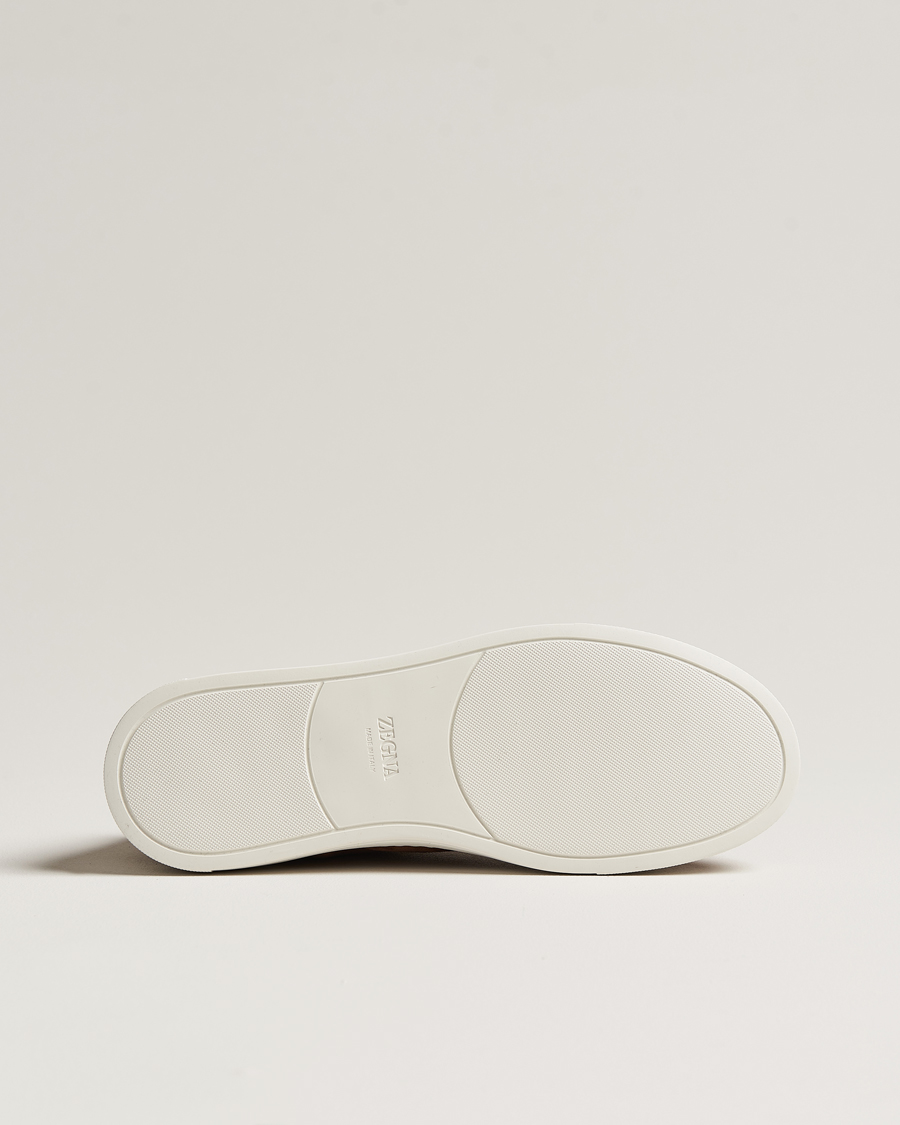 Mies | Zegna Triple Stitch Sneakers Brown Suede | Zegna | Triple Stitch Sneakers Brown Suede