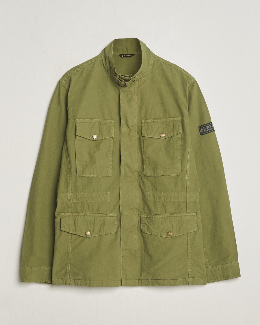 Mies | Takit | Barbour International | Tourer Chatfield Casual Jacket Olive Branch