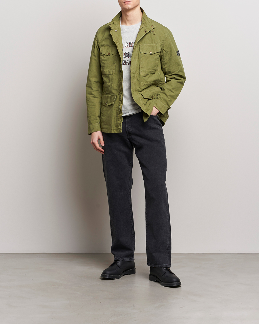 Mies | Takit | Barbour International | Tourer Chatfield Casual Jacket Olive Branch