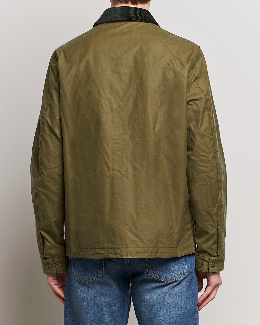 Mies | Takit | Barbour International | Sefton Waxed Jacket Olive Branch