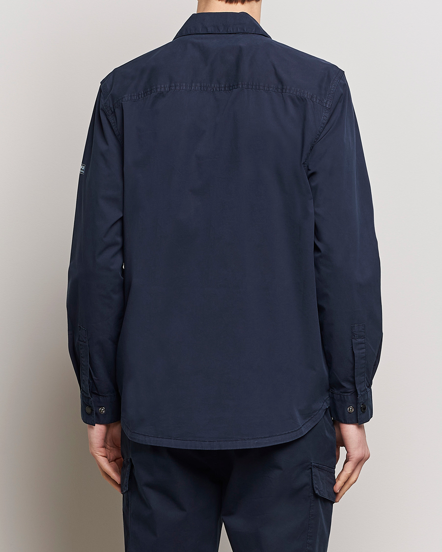 Mies | Kauluspaidat | Barbour International | Parson Cotton Overshirt Navy