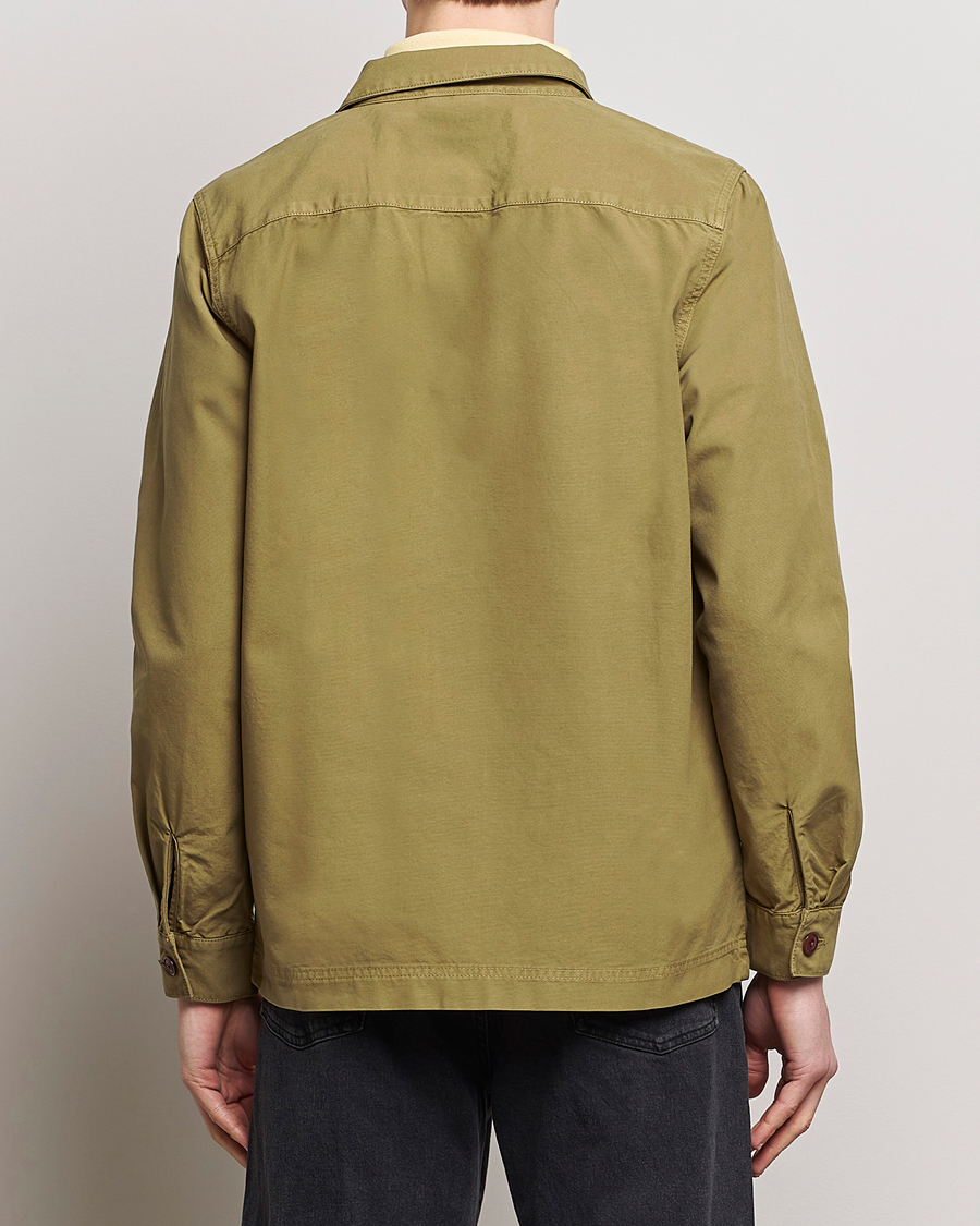 Mies | Kauluspaidat | Barbour International | Harris Cotton Overshirt Olive Branch