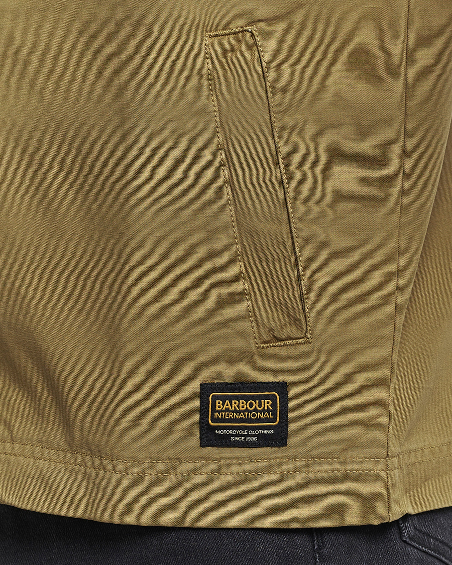 Mies | Kauluspaidat | Barbour International | Harris Cotton Overshirt Olive Branch
