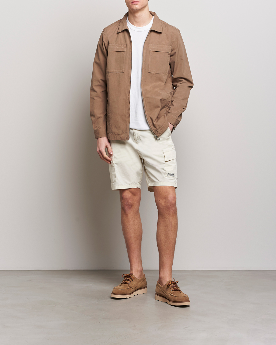 Mies | Shortsit | Barbour International | Parson Cotton Shorts Dove Grey