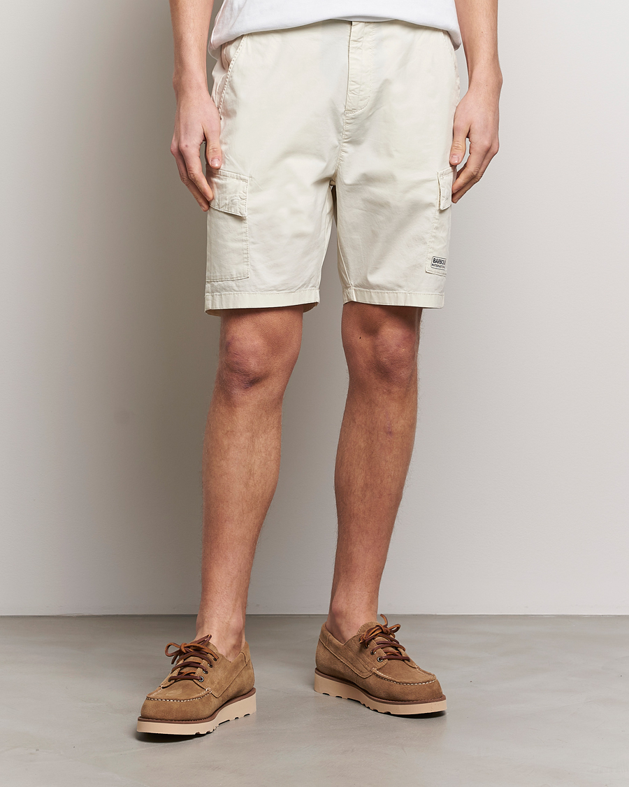 Mies | Cargo-shortsit | Barbour International | Parson Cotton Shorts Dove Grey