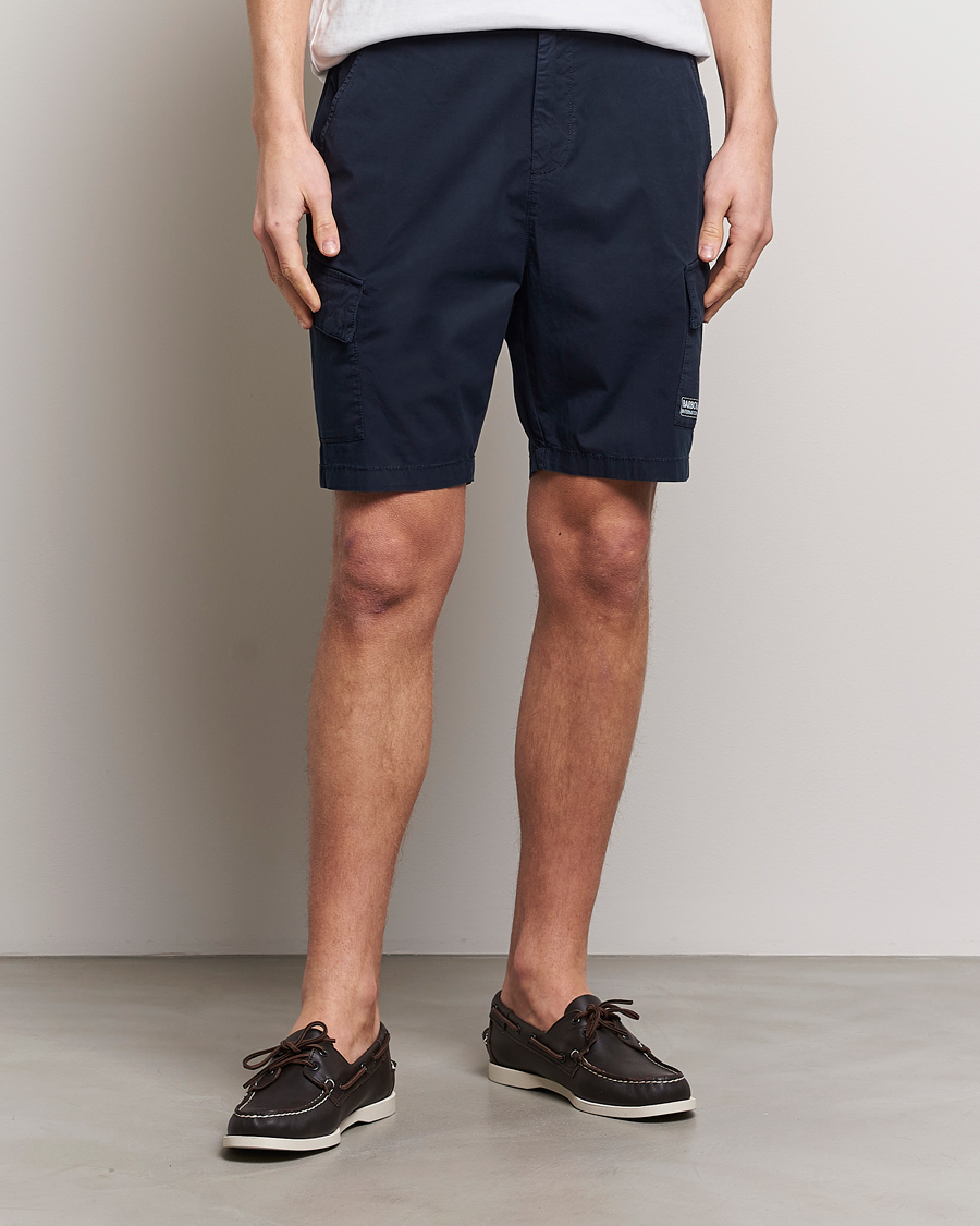 Mies |  | Barbour International | Parson Cotton Shorts Navy