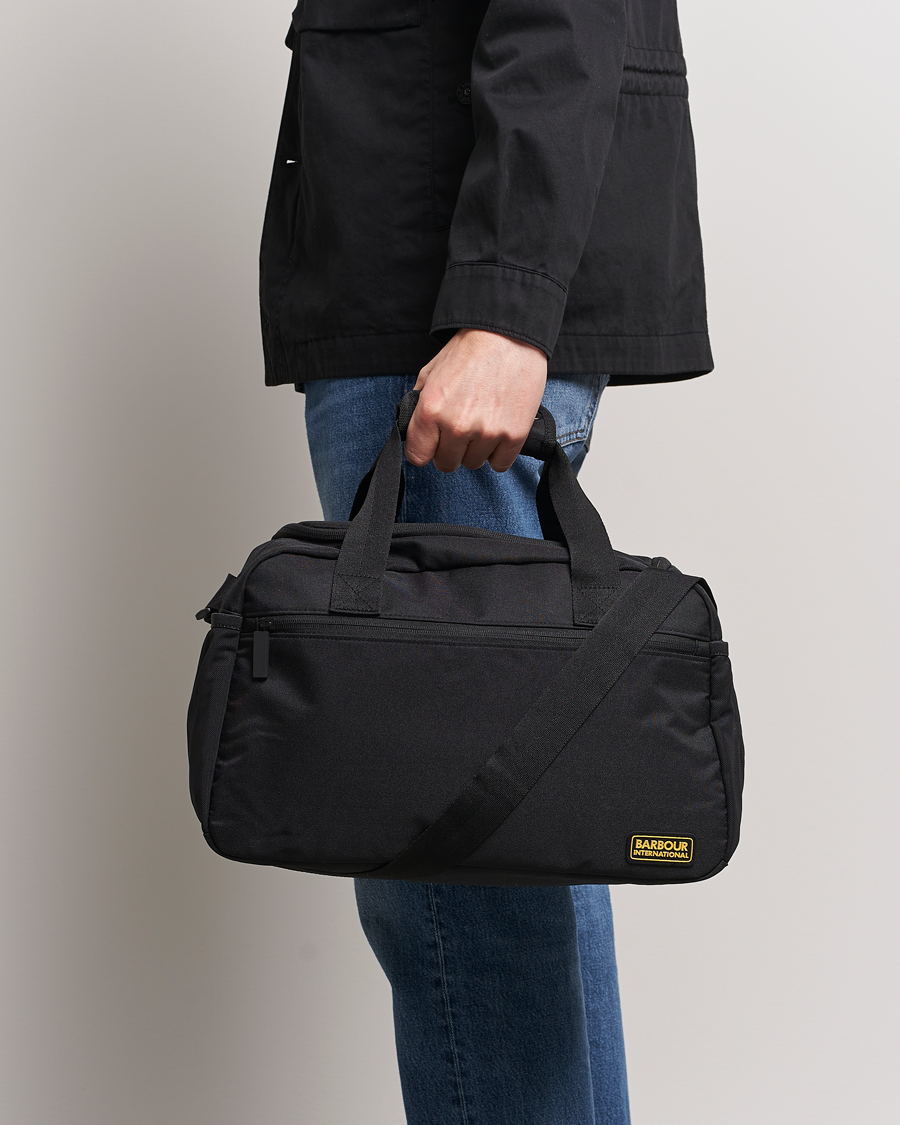 Mies | Barbour International Knockhill Flight Bag Black | Barbour International | Knockhill Flight Bag Black