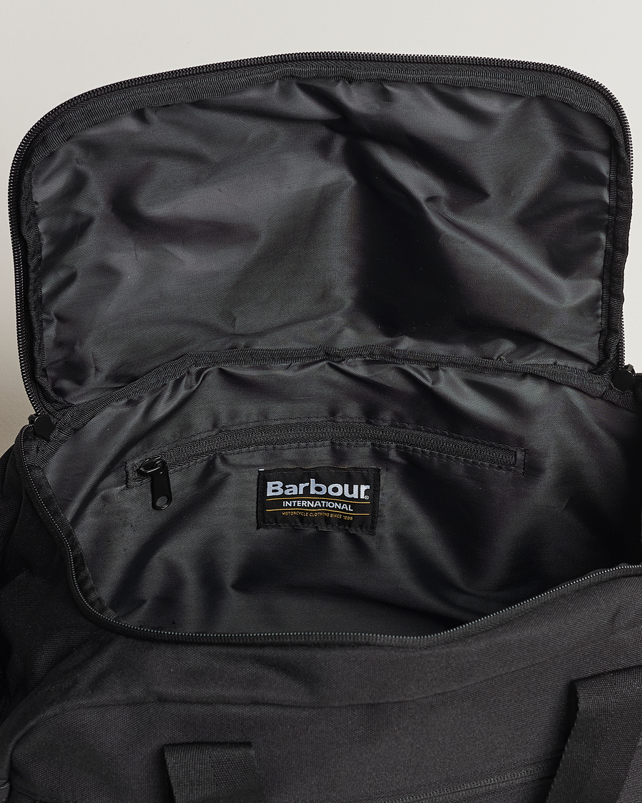 Mies | Barbour International Knockhill Flight Bag Black | Barbour International | Knockhill Flight Bag Black