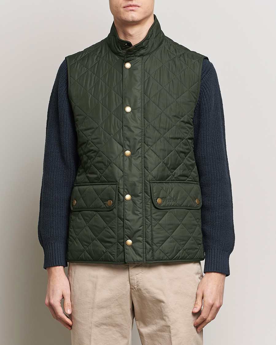 Herr | Västar | Barbour Lifestyle | New Lowerdale Quilted Gilet Sage Green