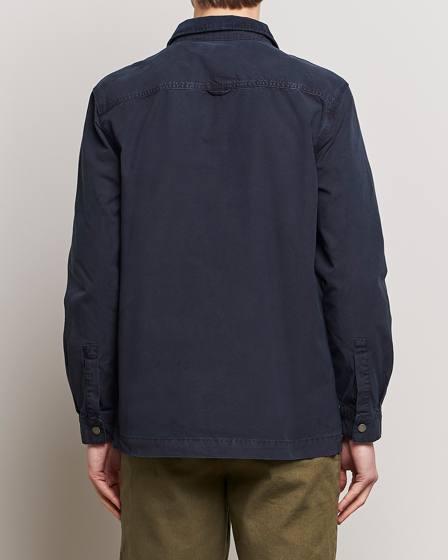 Mies | Kauluspaidat | Barbour Lifestyle | Grindle Cotton Overshirt Navy