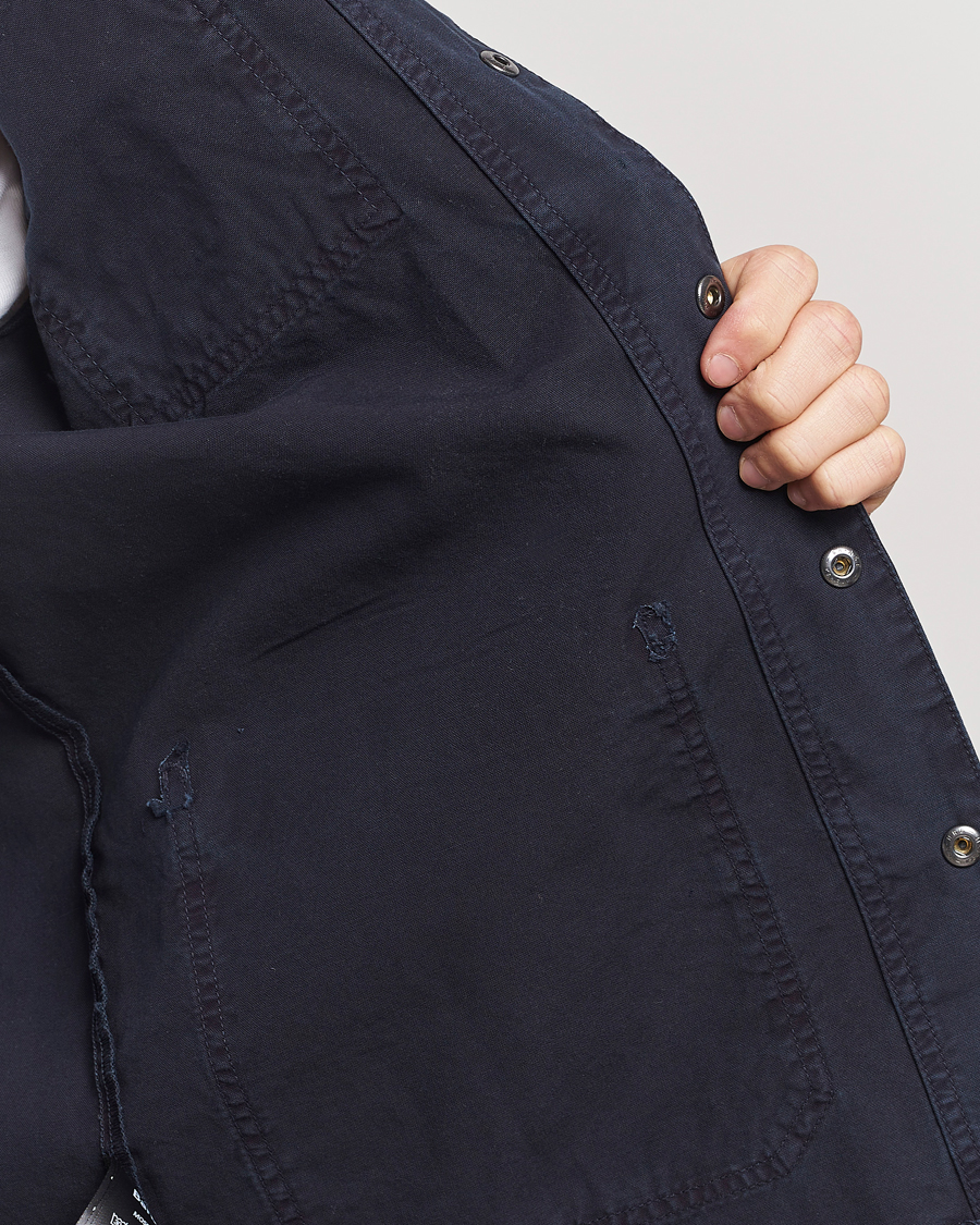 Mies | Kauluspaidat | Barbour Lifestyle | Grindle Cotton Overshirt Navy