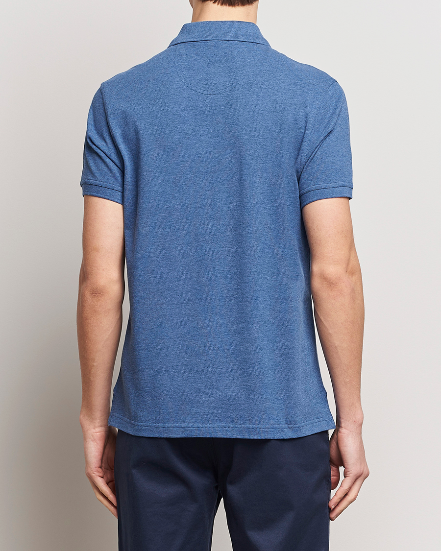 Mies | Pikeet | Barbour Lifestyle | Tartan Pique Polo Dark Chambray Marl