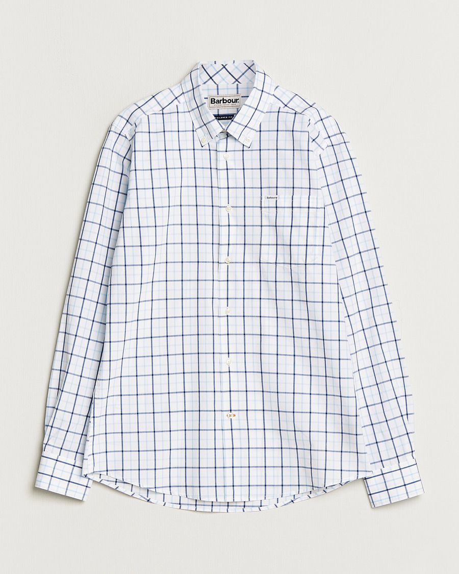 Mies | Kauluspaidat | Barbour Lifestyle | Tailored Fit Bradwell Checked Shirt Blue