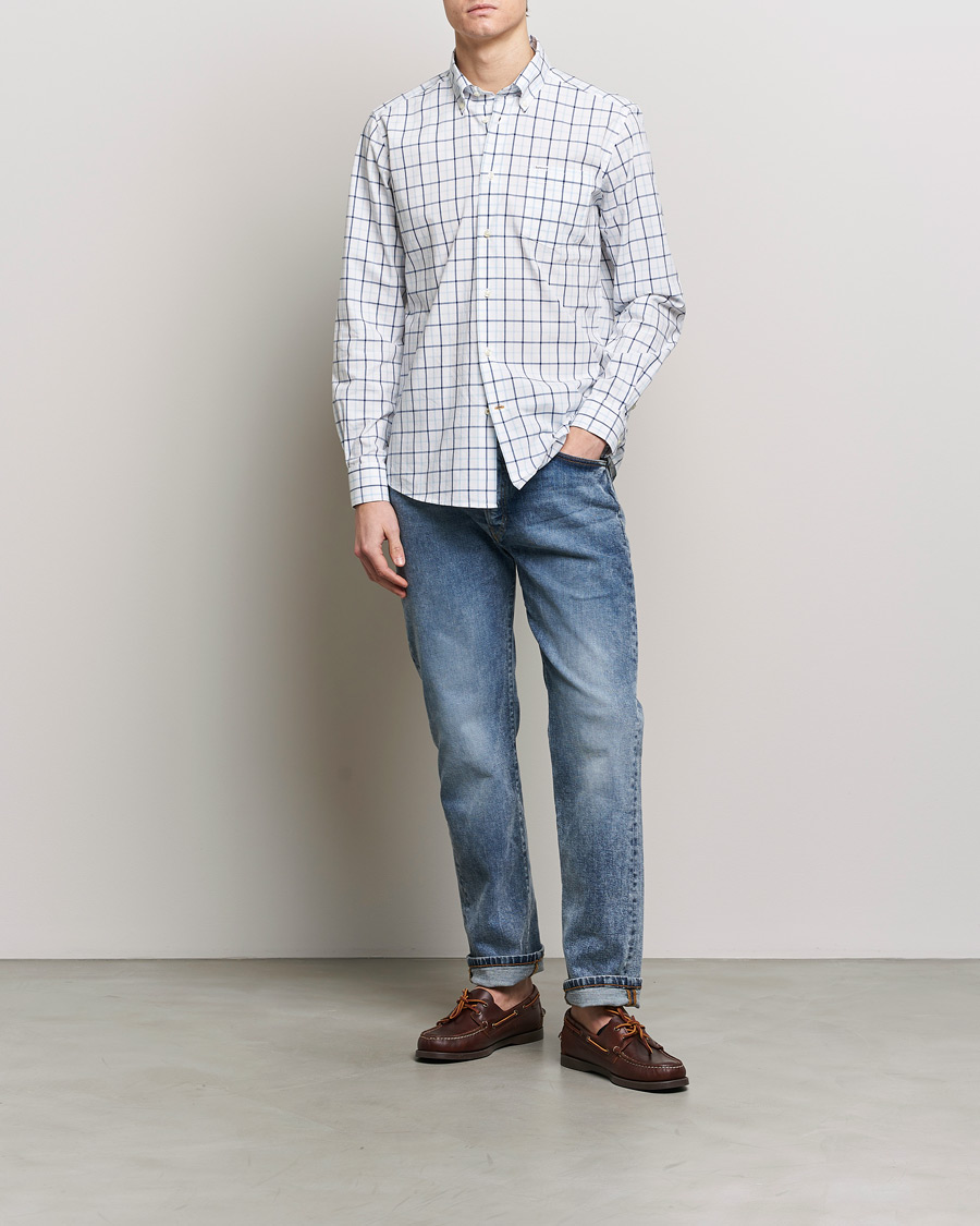 Mies | Kauluspaidat | Barbour Lifestyle | Tailored Fit Bradwell Checked Shirt Blue