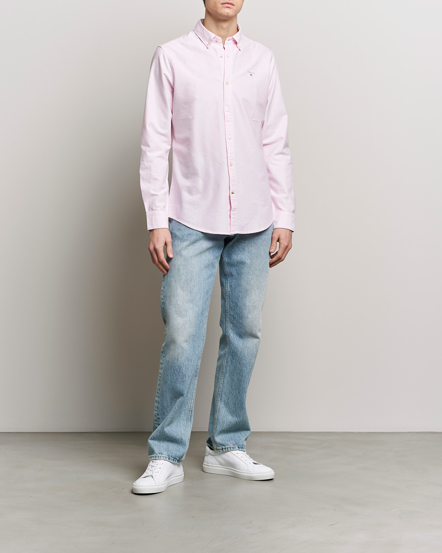 Mies | Kauluspaidat | Barbour Lifestyle | Tailored Fit Striped Oxtown Shirt Pink