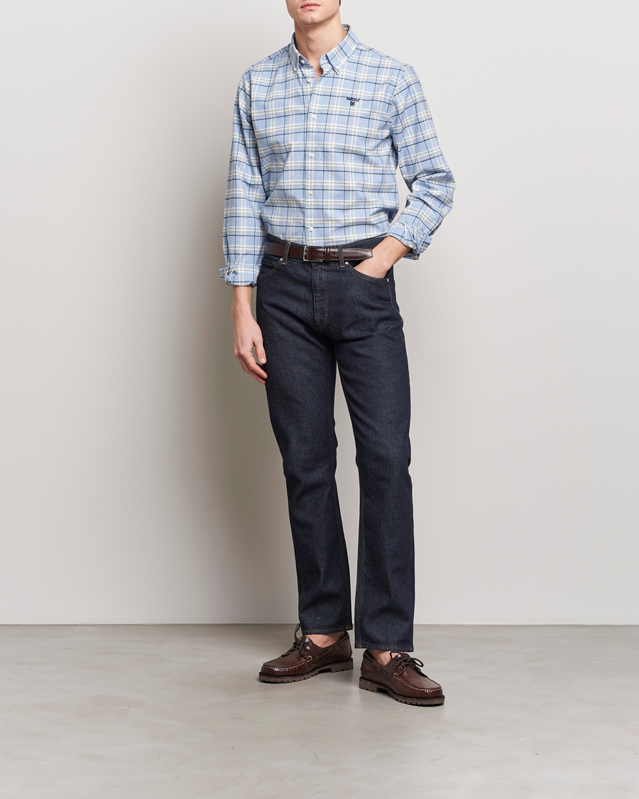 Mies | Kauluspaidat | Barbour Lifestyle | Gilling Tailored Shirt Blue Marl