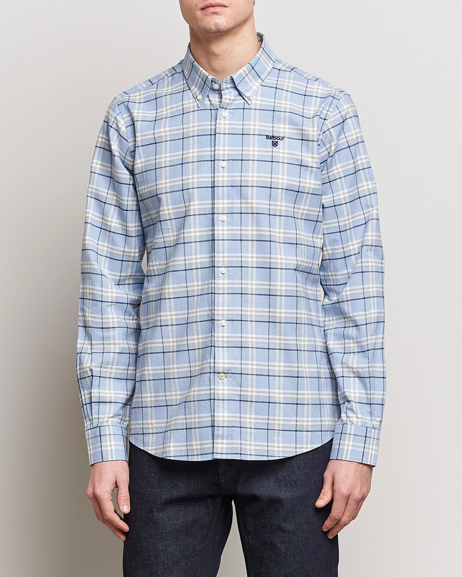 Mies | Best of British | Barbour Lifestyle | Gilling Tailored Shirt Blue Marl