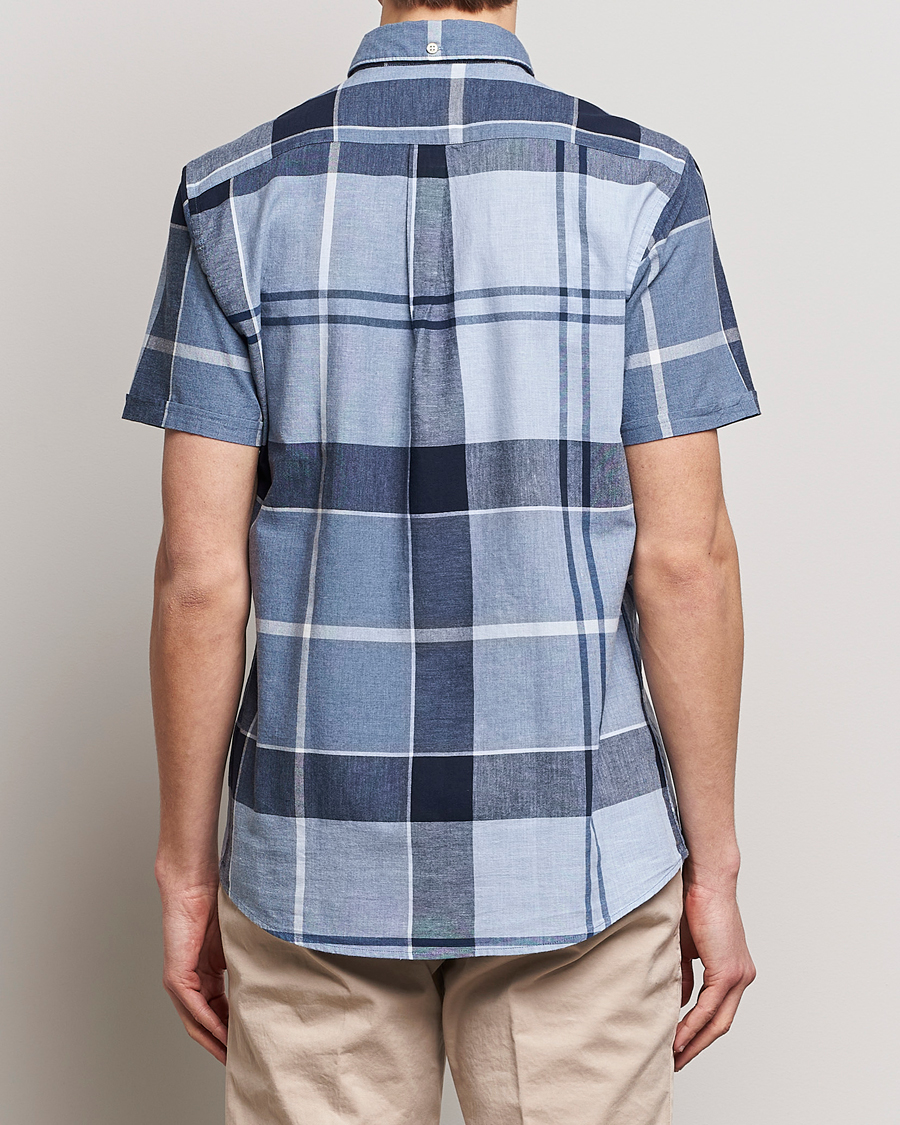 Mies | Kauluspaidat | Barbour Lifestyle | Doughill Short Sleeve Tailored Fit Shirt Berwick Blue