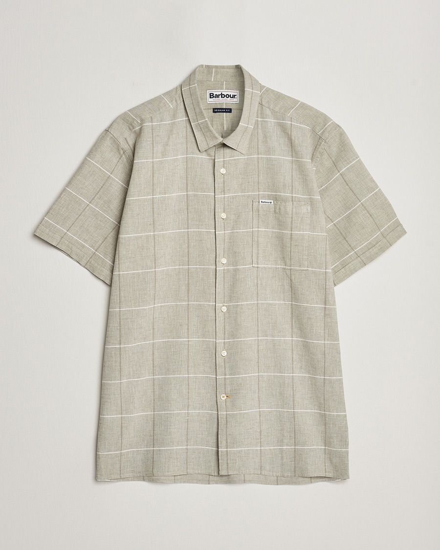 Mies | Kauluspaidat | Barbour Lifestyle | Swaledale Short Sleeve Summer Shirt Olive