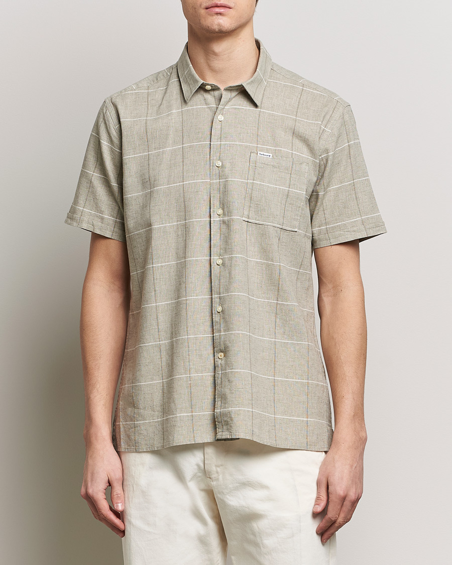 Mies | Kauluspaidat | Barbour Lifestyle | Swaledale Short Sleeve Summer Shirt Olive